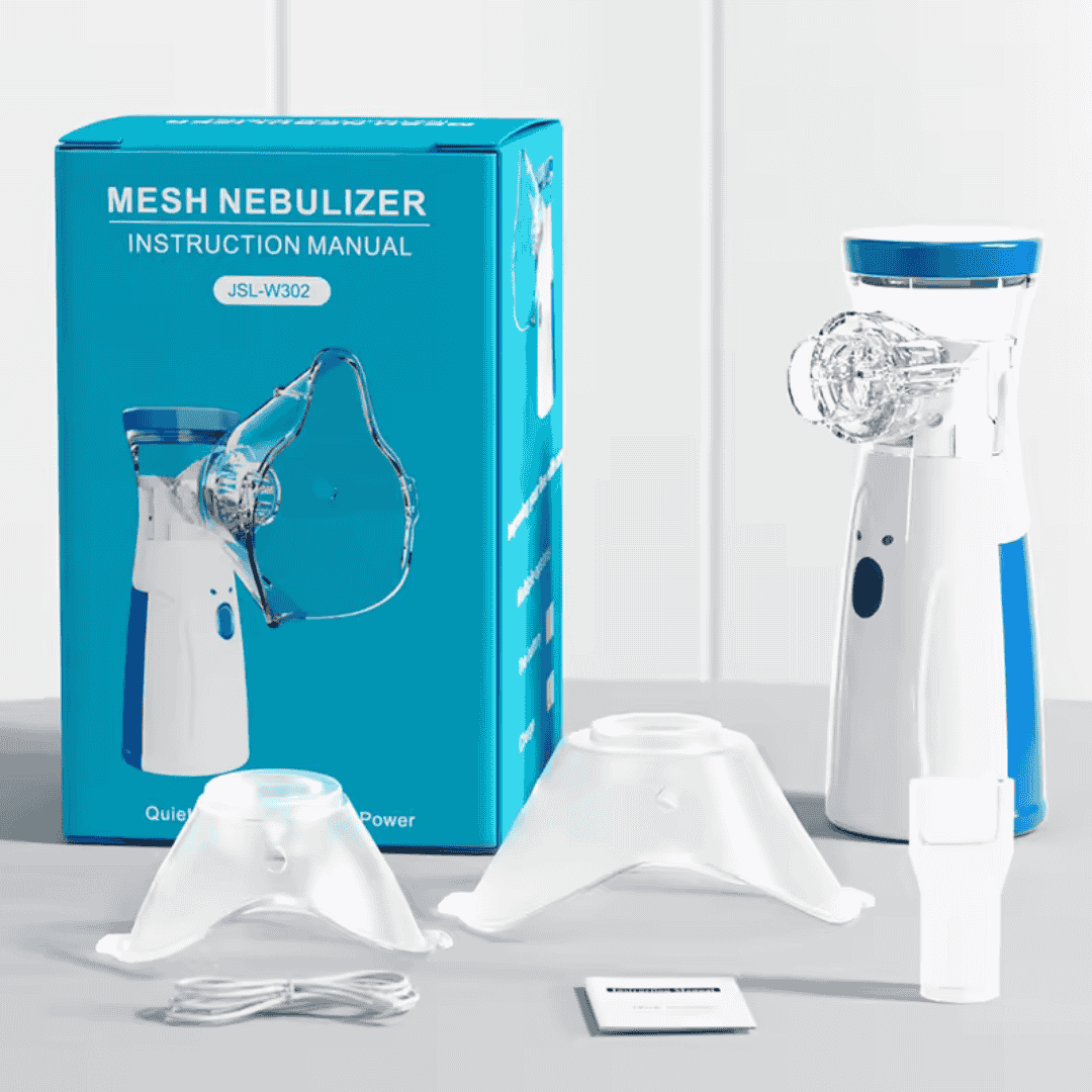 Mesh Portable Nebulizer with Mask for Kids & Adults