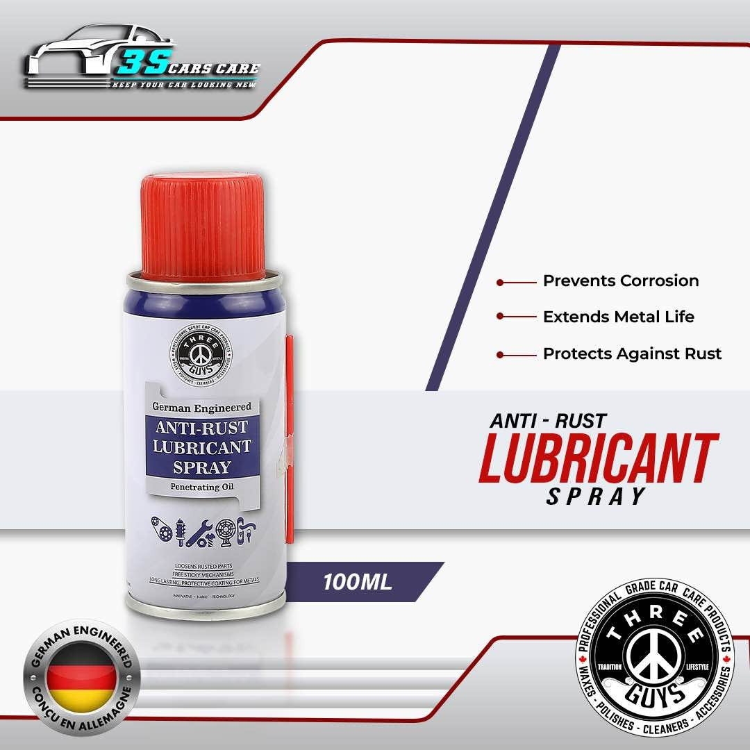 Three Guys™ Anti-Rust Lubricant Spray – Multi-Purpose Cleaner & Rust Remover (200ml)