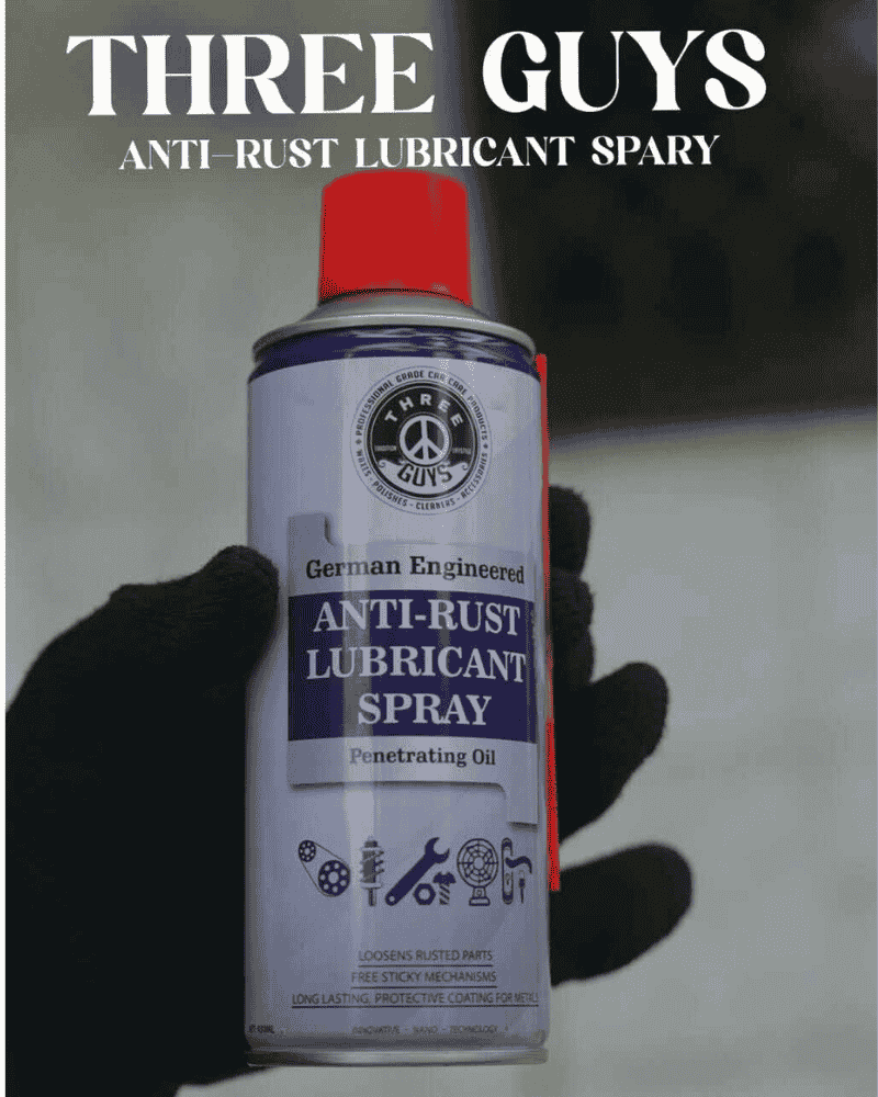 Three Guys™ Anti-Rust Lubricant Spray – Multi-Purpose Cleaner & Rust Remover (200ml)