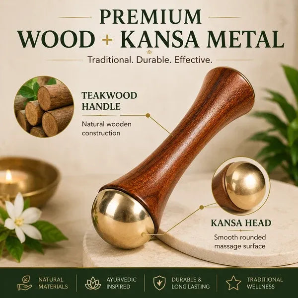 PREMIUM QUALITY NATURAL KANSA WAND MASSAGER