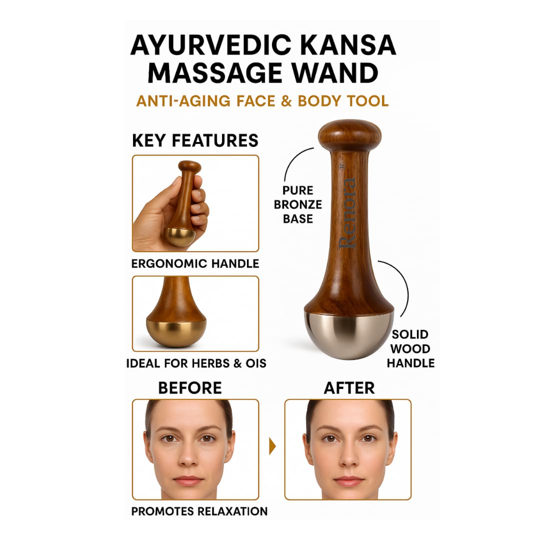 PREMIUM QUALITY NATURAL KANSA WAND MASSAGER