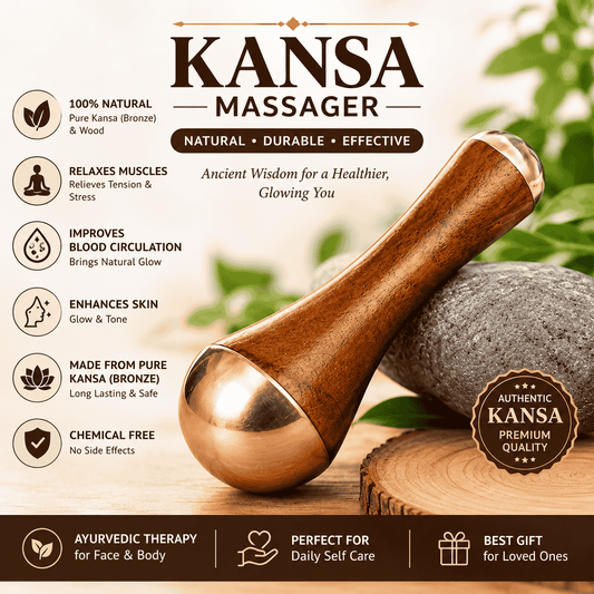 PREMIUM QUALITY NATURAL KANSA WAND MASSAGER